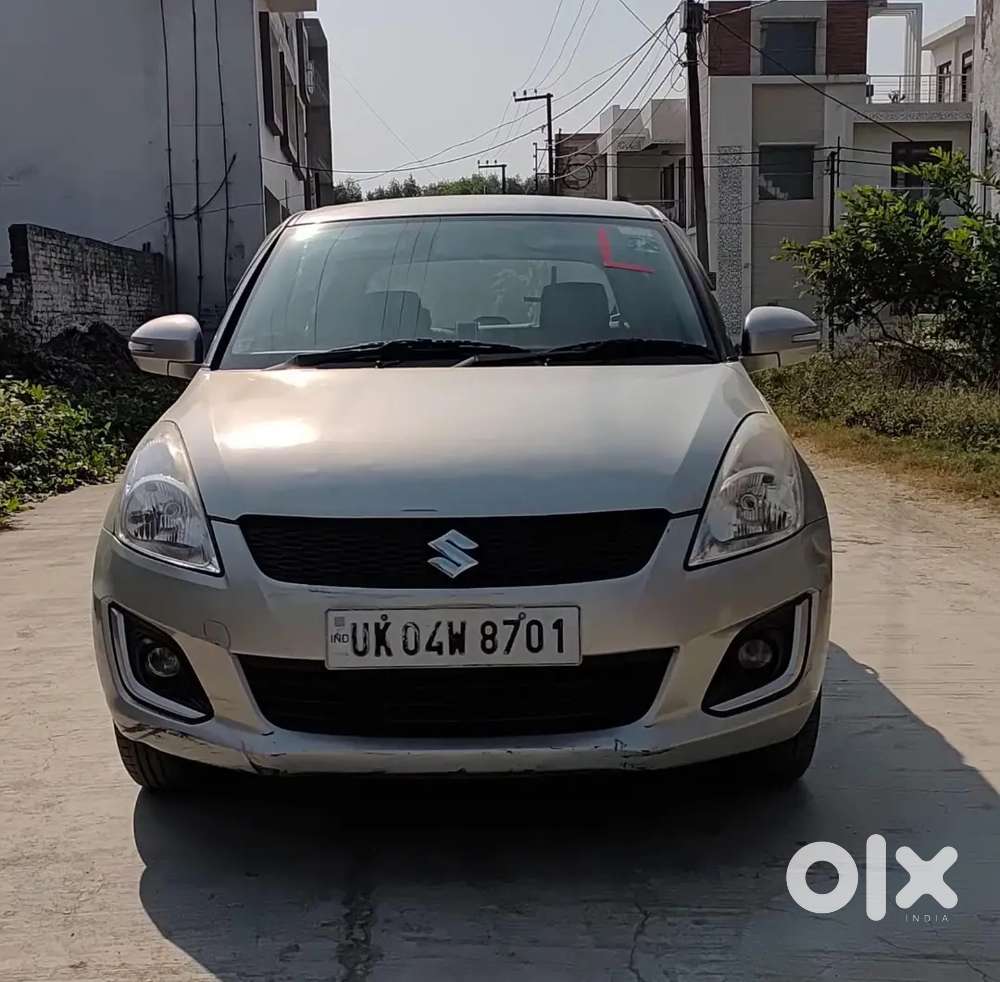 Well-Maintained 2016 Maruti Suzuki SwiftVXi in Silver for Sale