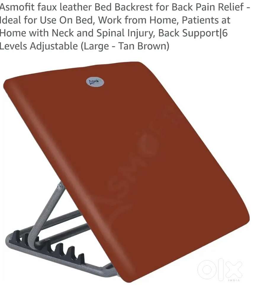 Back support for bedrest patients. New product .seal is not opened