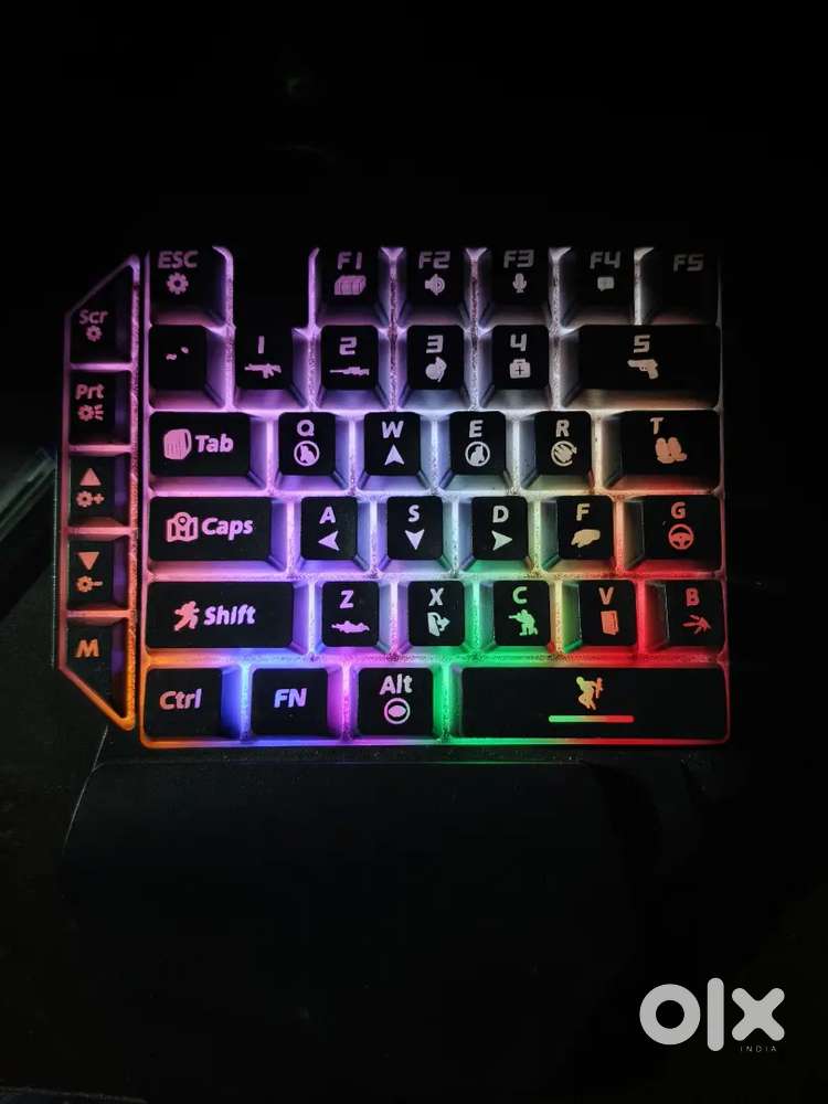 One handed gaming keyboard
