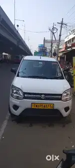 Red taxi driver