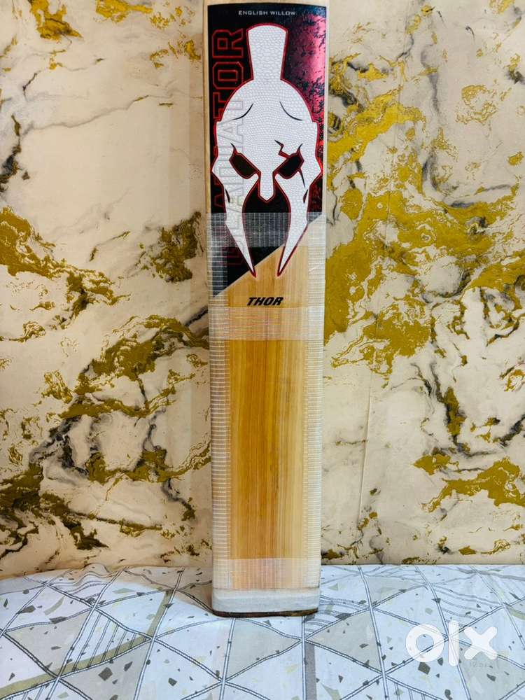 English willow cricket bat