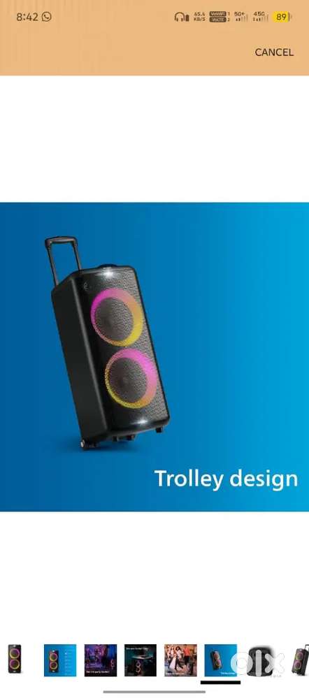 Philips party speeker 160W