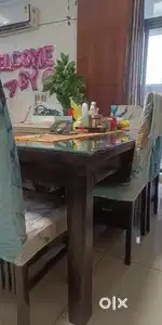 Heavy Wood Dining Table