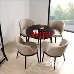 New Stylish 4-Seater Round Dining Table with Chair  Premium Quality