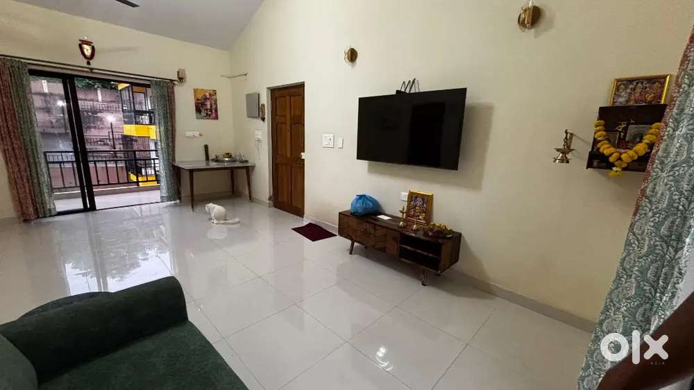 Fully Furnished 1bhk For Sale gated complex in Verna