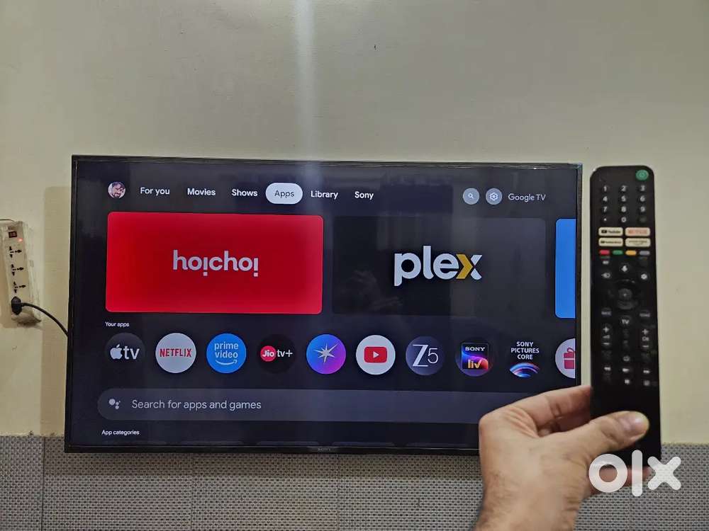 Sony Bravia 55 inch 4k smart Google android led tv 55X80J Qled unused