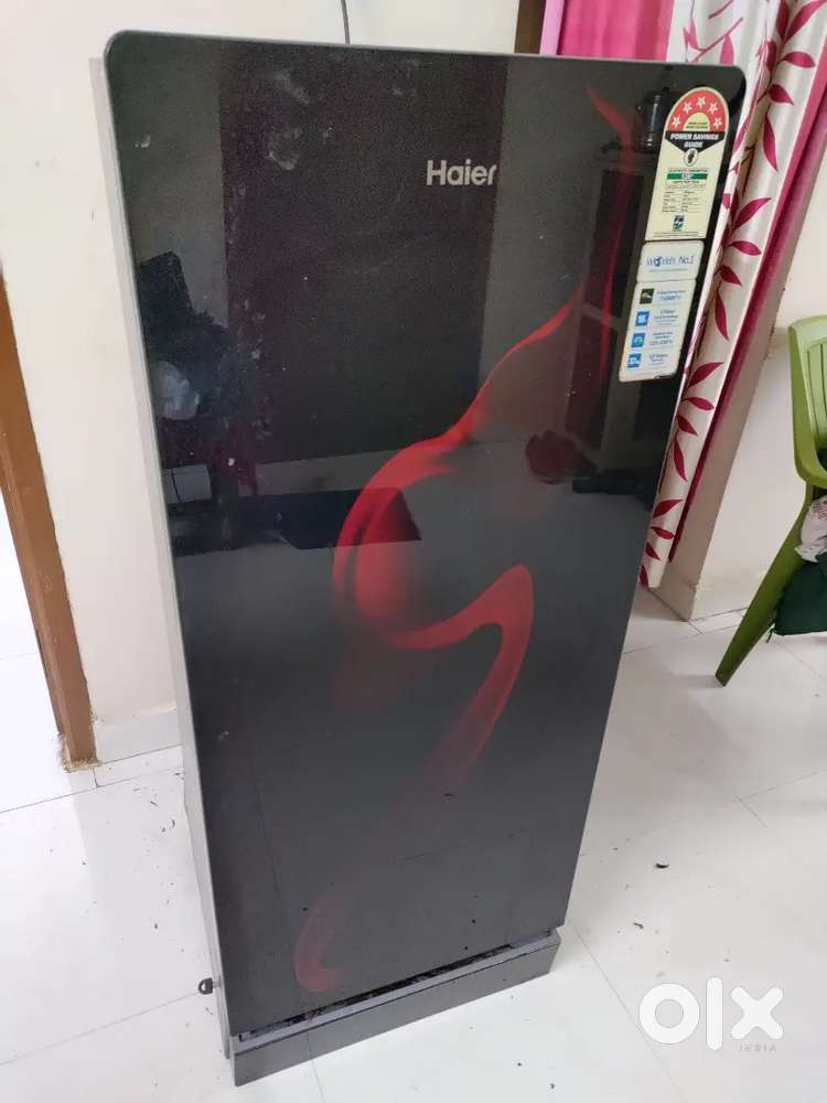 Haier 5 Star fridge single door and Voltas 1.5 ton 2 Star AC for sale