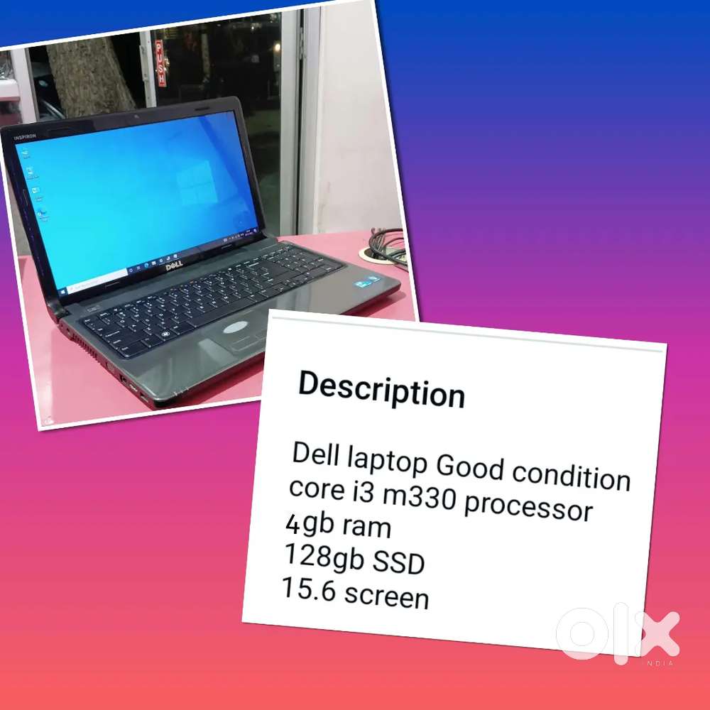 Dell laptop core i3 4gb 128gb