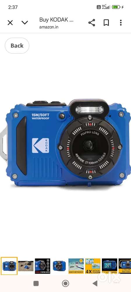 KODAK PIXPRO WPZ2 Rugged Waterproof Shockproof Dustproof WiFi Digital