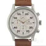 Titan Octane Analog White Dial Men's Watch-1634SJA