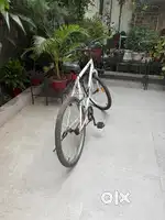 BTWIN white in color good condition bycyle
