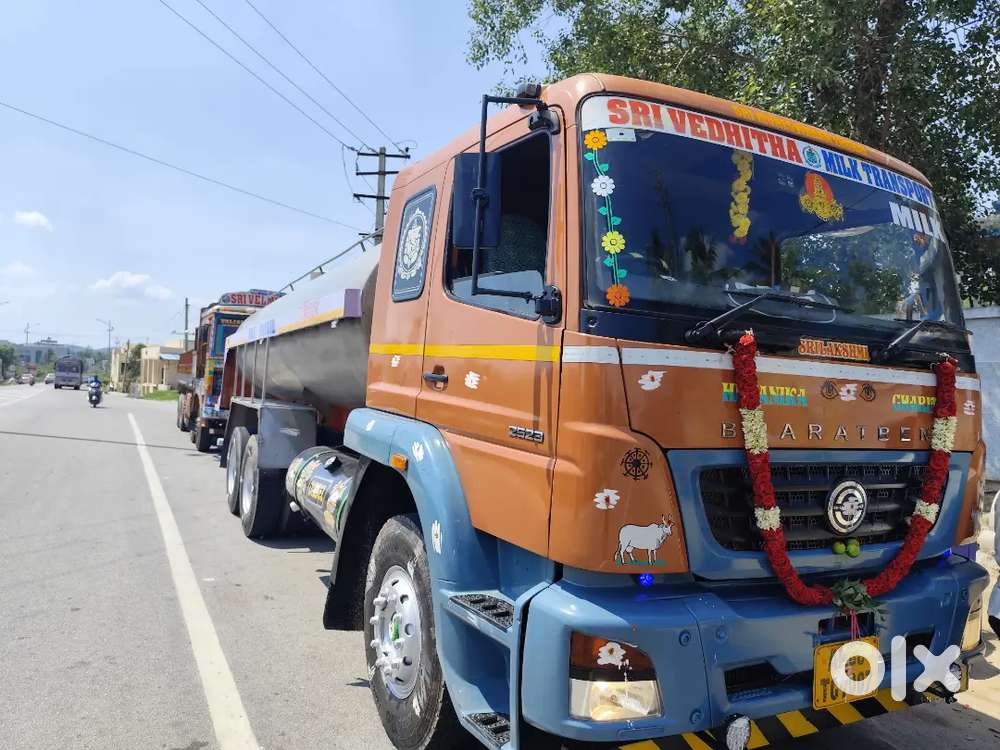 BHARATH BENZ , FULL SS MILK TANKER