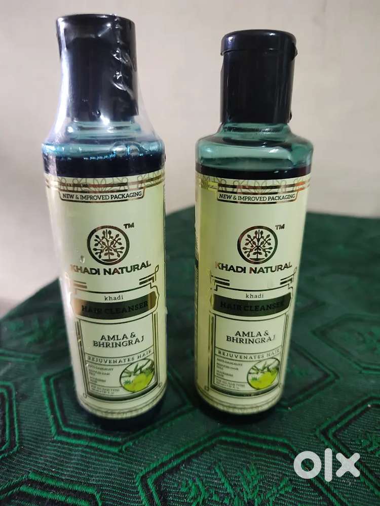 KHADI NATURAL HAIR CLEANSER (AMALA & BHRINGRAJ SHAMPOO) seal pack