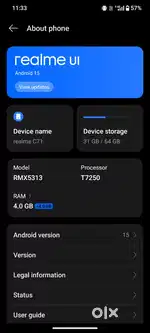 Realme c71 6/64 new