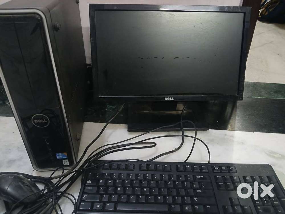 Dell CPU,Dell monitor, Keyborad & mouse complete set