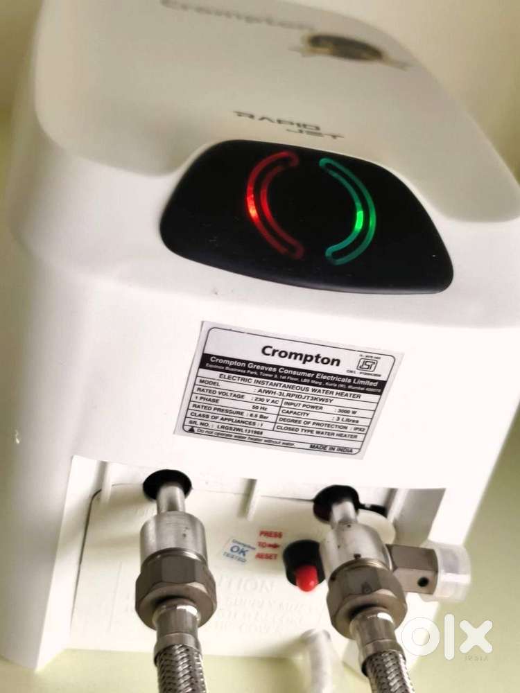 Kol- Crompton Rapid Jet 3-L Instant WH (White) available in awesome