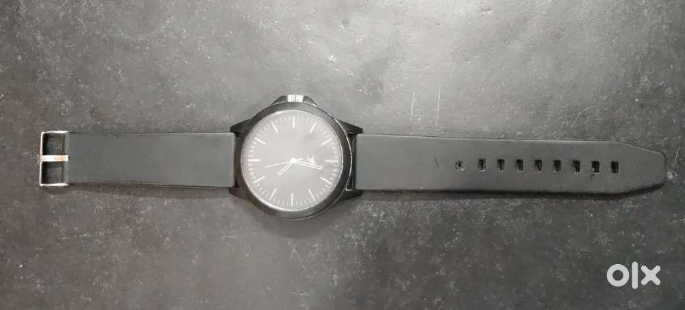 Fastrack watch with rubber strap