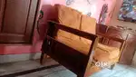 Wood 2 Seater Sofa