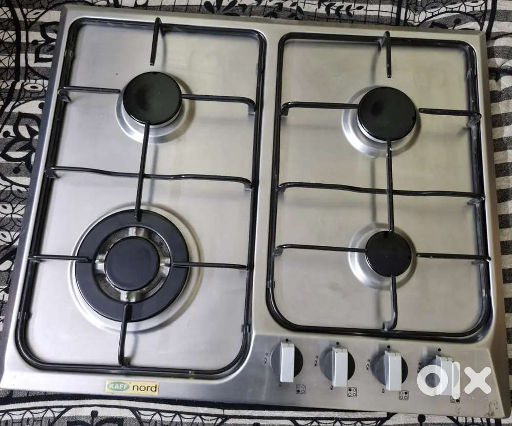 Faber glass 4 burner gas hob & kaff steel 4 burner hob new for sale