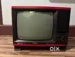 Old model black and white tv  Onida
