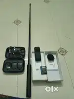 Insta 360 with lens guard+128gb sdcard+mic adapter+selfi stick