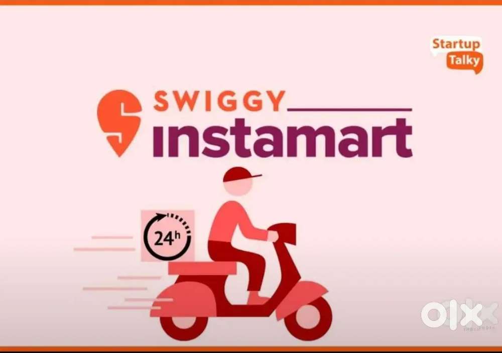 Swiggy instamart urgently required delivery boy spot joining