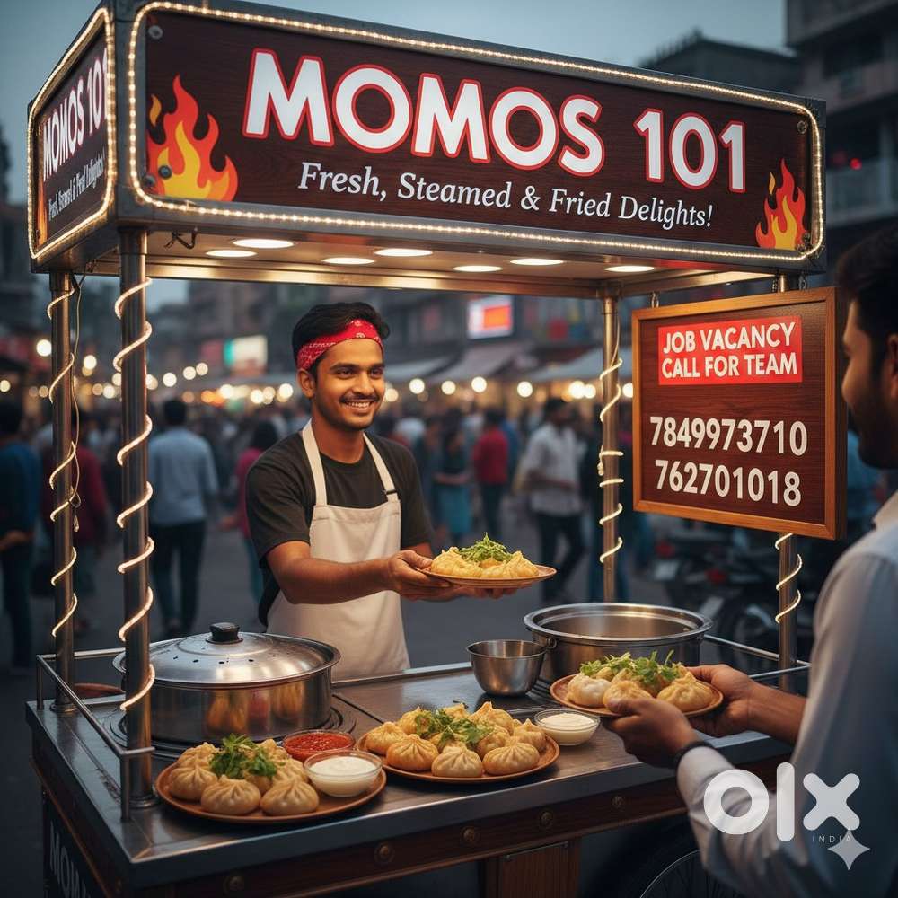 Momos ke thele ke liye cook chaiye