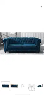 Premium Chesterfield 3-Seater Sofa - Like New!
