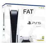 Ps5 fat with extra dualsense and 7+ physical games disc