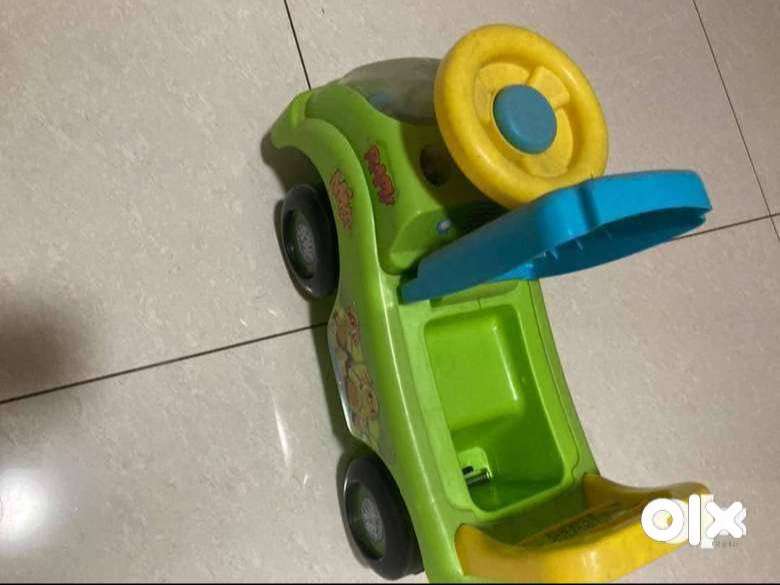 Toddlers pushed toy car brought from Sydney. Rarely used by kid
