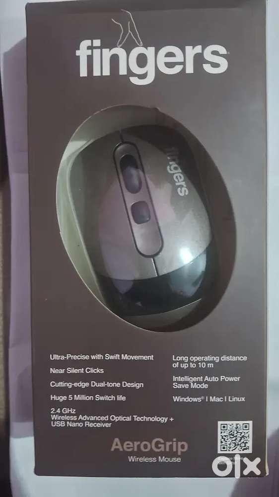 Fingers Wireless Aero Grip Mouse