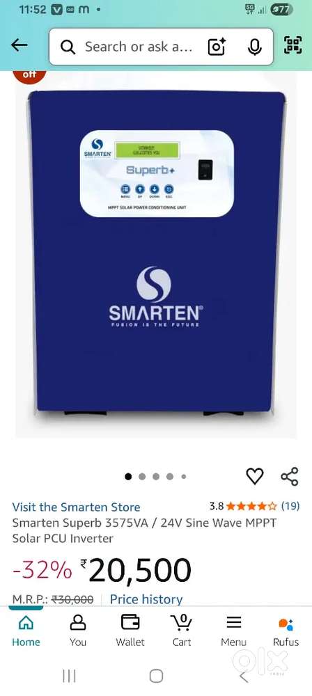 Smarten solar inverter 3575