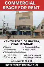 Commercial Building for Rent in Kanithi Road, Gajuwaka