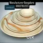 Areca plates for sale from manufactured