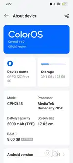 New condition f27 pro+ 5g