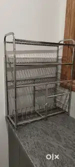 Stainless steel Bartan Stand