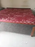 King size cot with peps mattress -- Negotiable Price