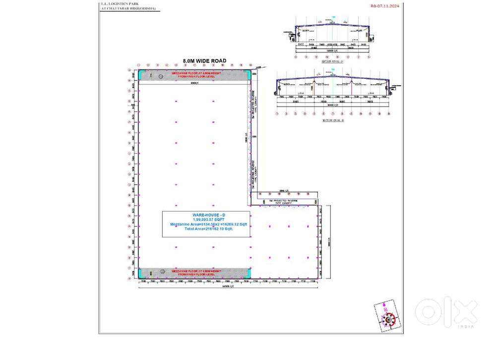Warehouse Available on Rent