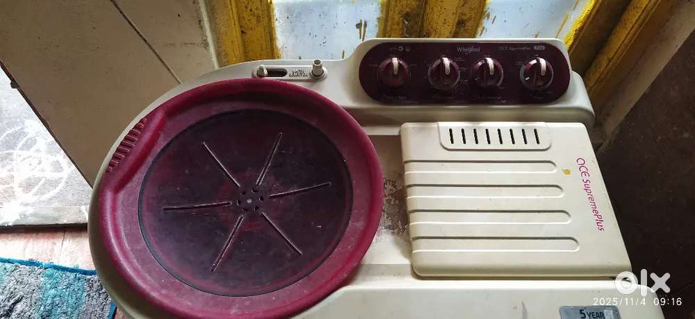 Semi automatic washing machine whirlpool 7.2 kg