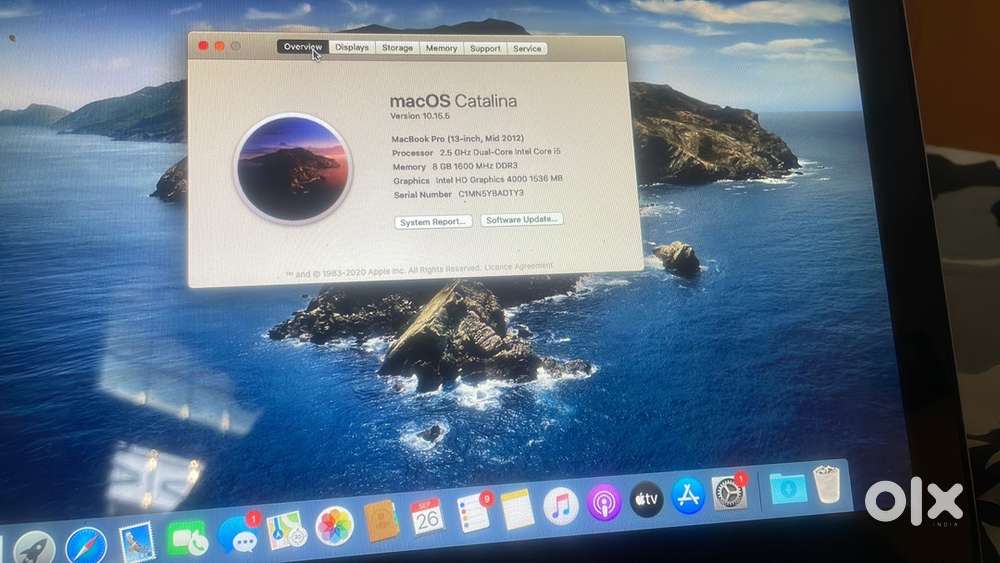 Mackbook pro (2012)