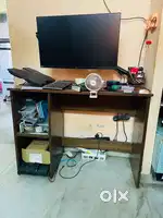27 inch ultra gear monitor with table,chairkeyboard, mouse and speaker