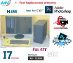 CPU - i7 Process Ram -4gb DDR3 500GB Hard disk Monitor-Replacement