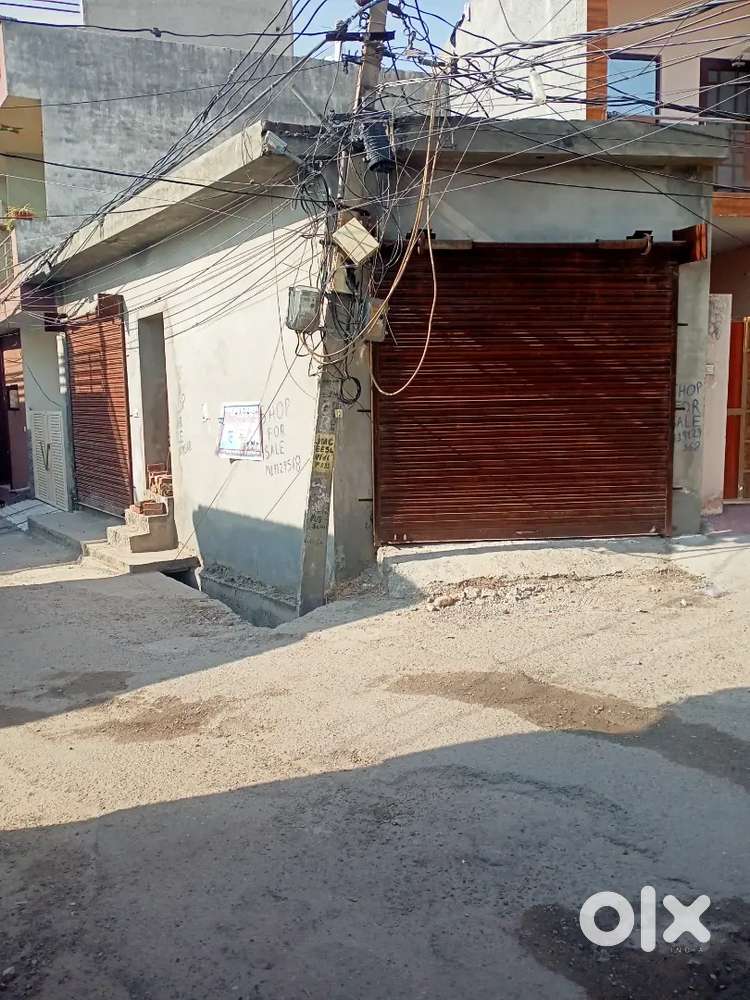 2 shops of total 2+ marla at lower roop nagar jmu, 300 m frm main road