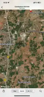 Land for sale (25 cents) kinathukidavu