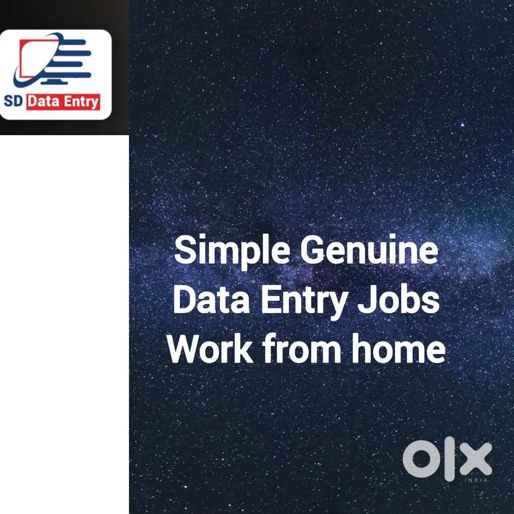 Simple Genuine Data Entry Jobs