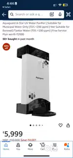 Aquaguard A-Star UV Water Purifier – Just ₹3000 (Flat 70% OFF!)