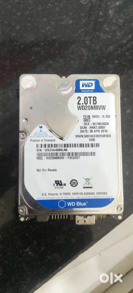 2.0TB WD20NMVW external hard disk