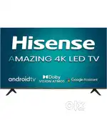 Hisense(50 inches) 4K Ultra HD Android  With Dolby Vision and ATMOS