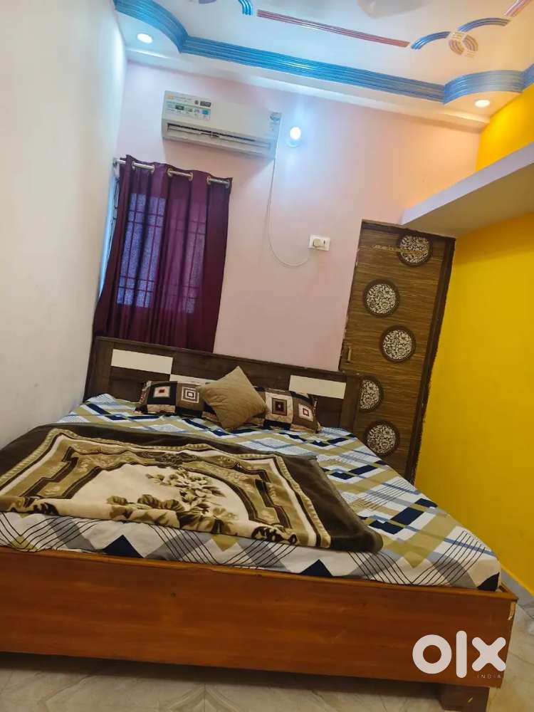 2 bhk furnished flat for rent with geyser and ac