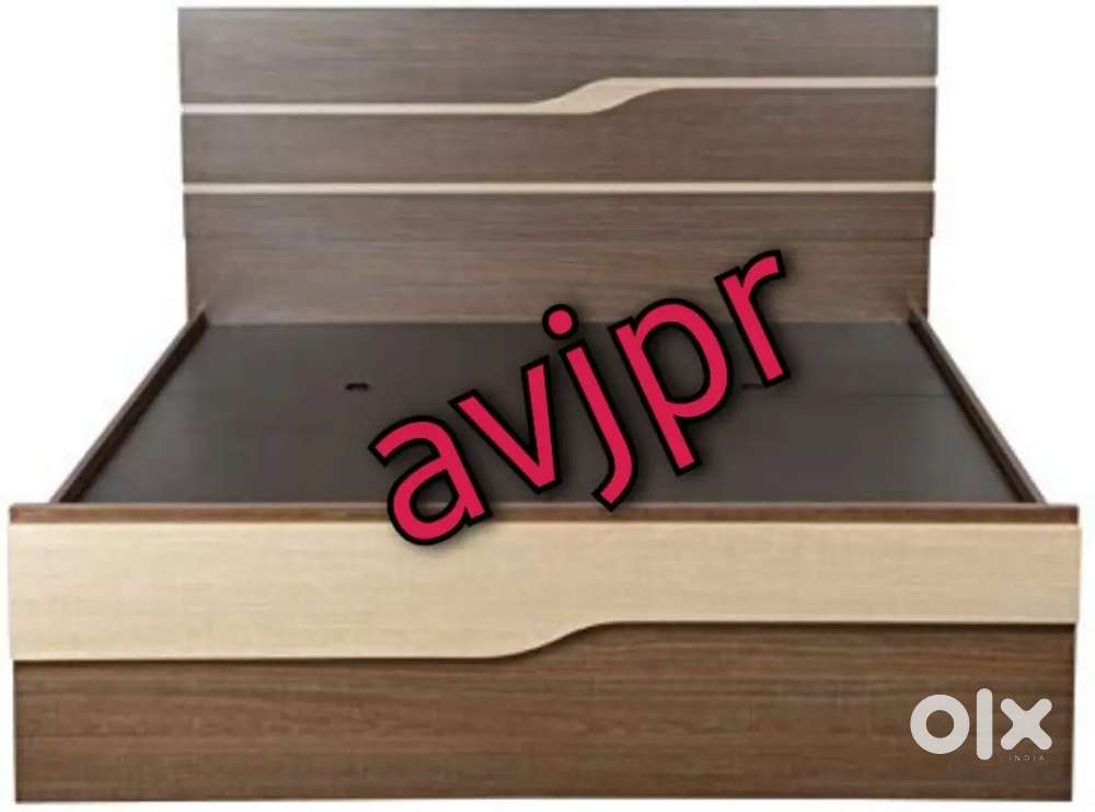 New bed with storage box double bed with designer side